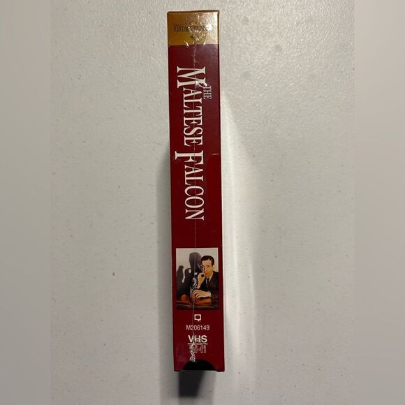 Factory Sealed Maltese Falcon Movie VHS Tape Humphrey Bogart Mary Astor - Picture 2 of 4